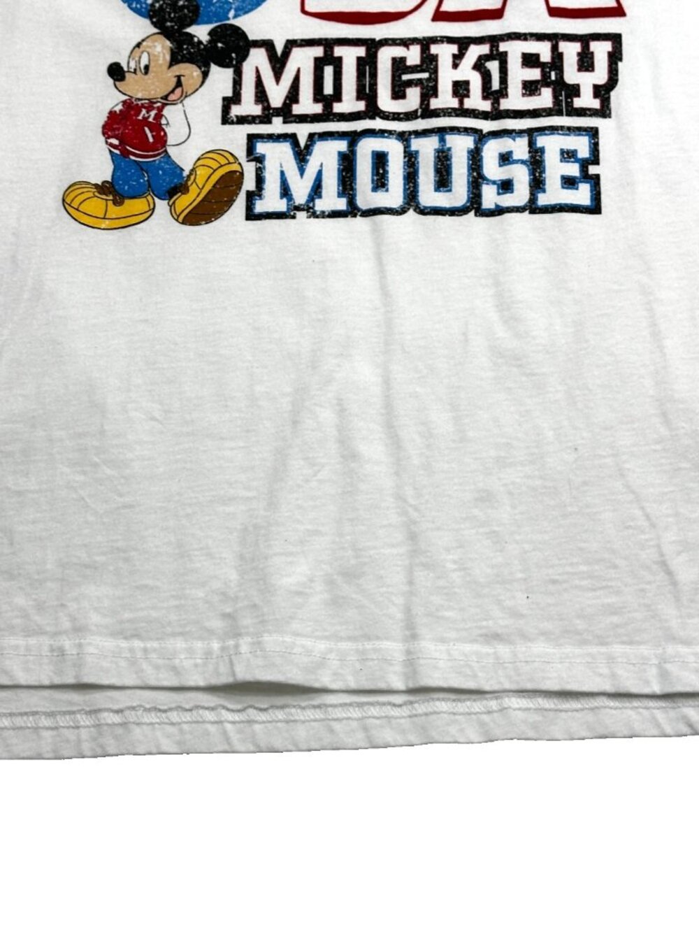 Disney Mickey Mouse at Primark USA Graphic T-Shirt Mens Large White Patriotic - Picture 9 of 16